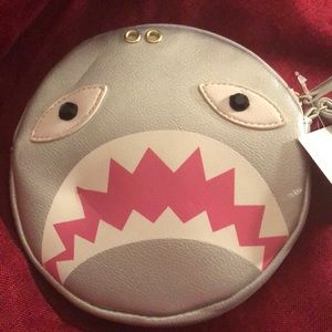 Sad shark clutch/wristlet from Betsey Johnson